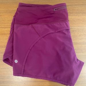 Lululemon Purple shorts size 10